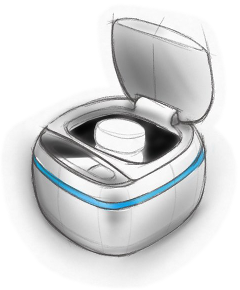 I4DEAS Concept Drawing (Open Lid)